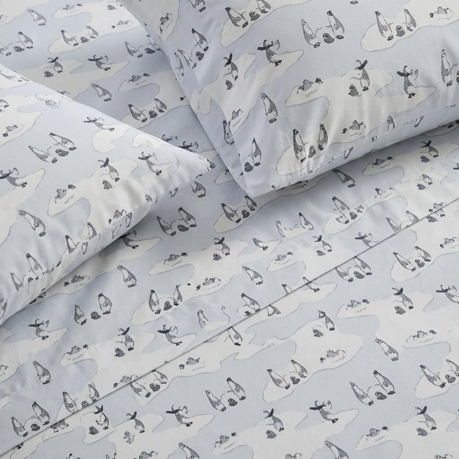 Eddie Bauer fitted sheet elastic detail demonstrating secure fit and wrinkle reduction