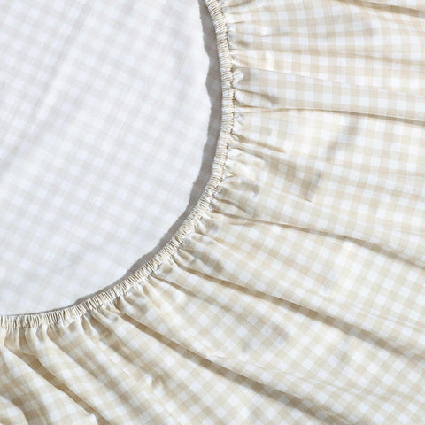 Eddie Bauer flat sheet spread on bed showing full coverage and smooth finish