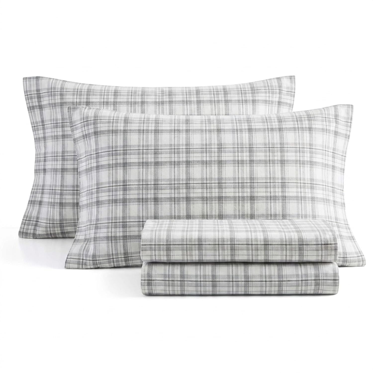 Eddie Bauer sheets in a cabin-style bedroom conveying rustic aesthetic and inviting warmth