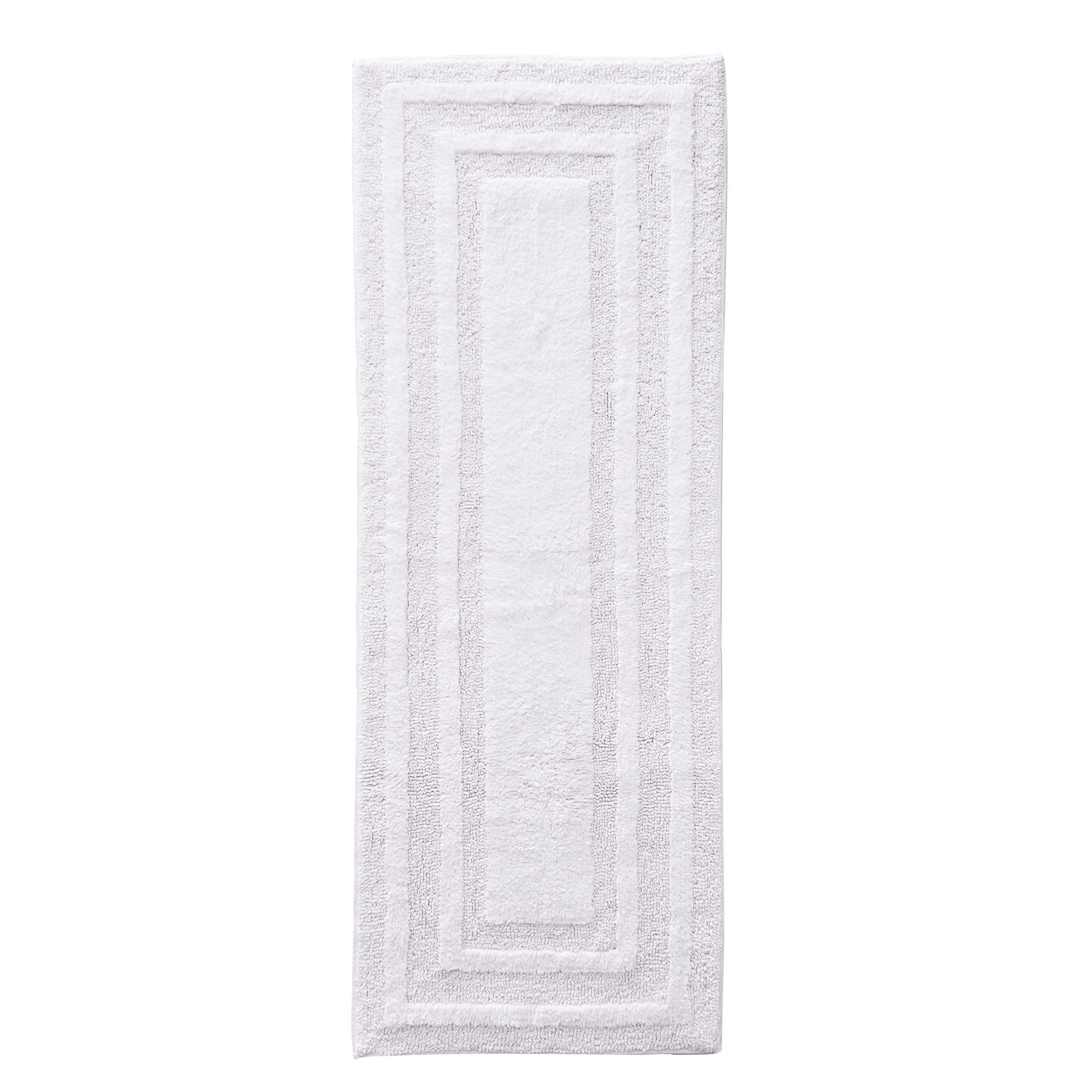 Eddie Bauer Logan bath runner front view showing color and clean lines, enhances decor