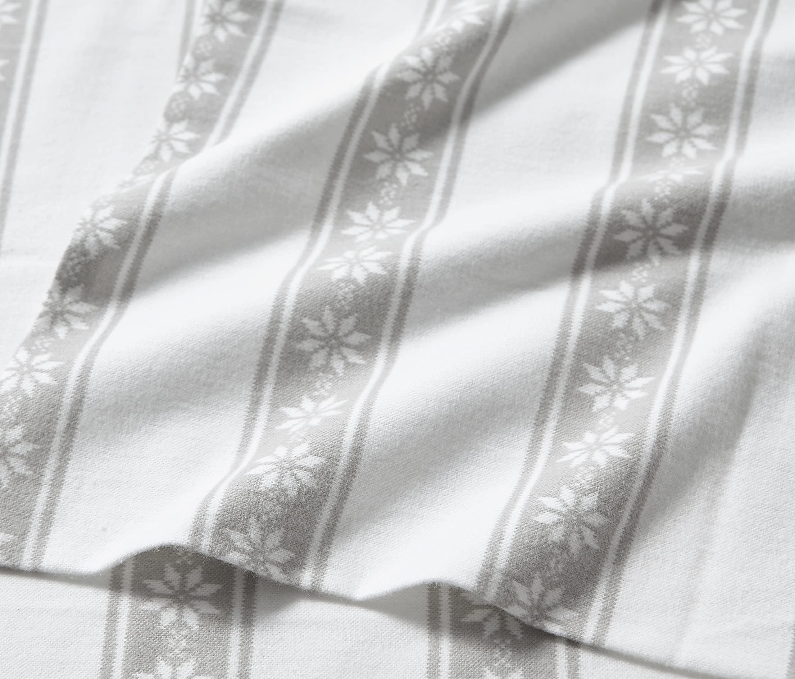 Eddie Bauer neatly folded sheet set in packaging ready for gifting or storage