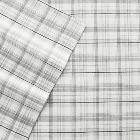 Eddie Bauer standard pillowcase styled on pillow highlighting plush comfort for sleep