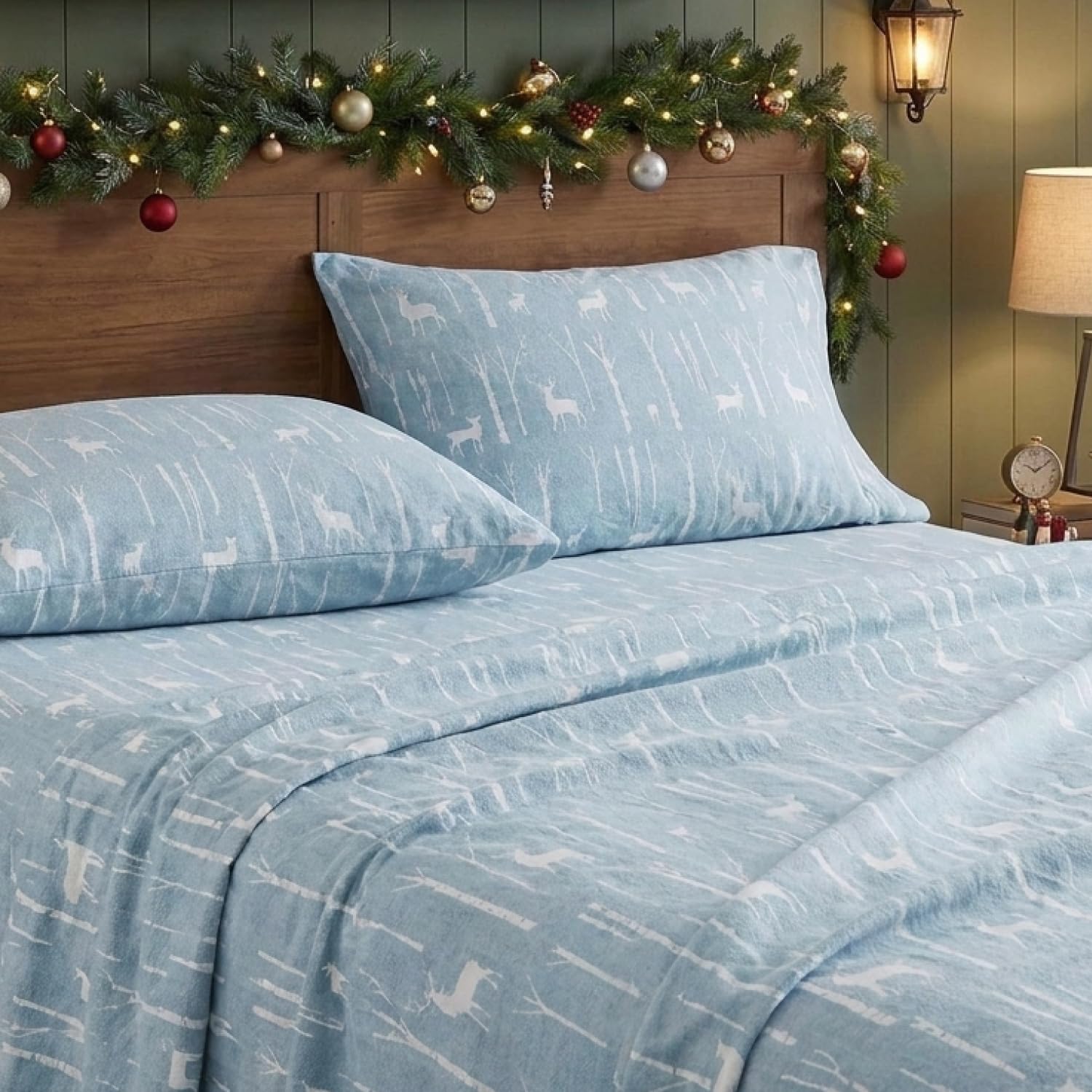 Eddie Bauer pillowcase stitching and label highlighting durable construction