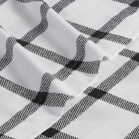 Eddie Bauer two pillowcases stacked to show matching fabric and comfortable support