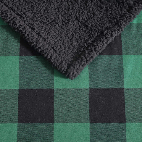 Eddie Bauer close-up of reversible faux Sherpa highlighting soft insulating pile