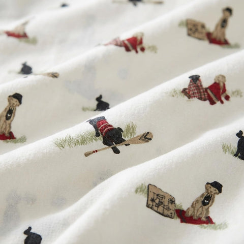 Eddie Bauer full king sheet set on mattress showing generous coverage