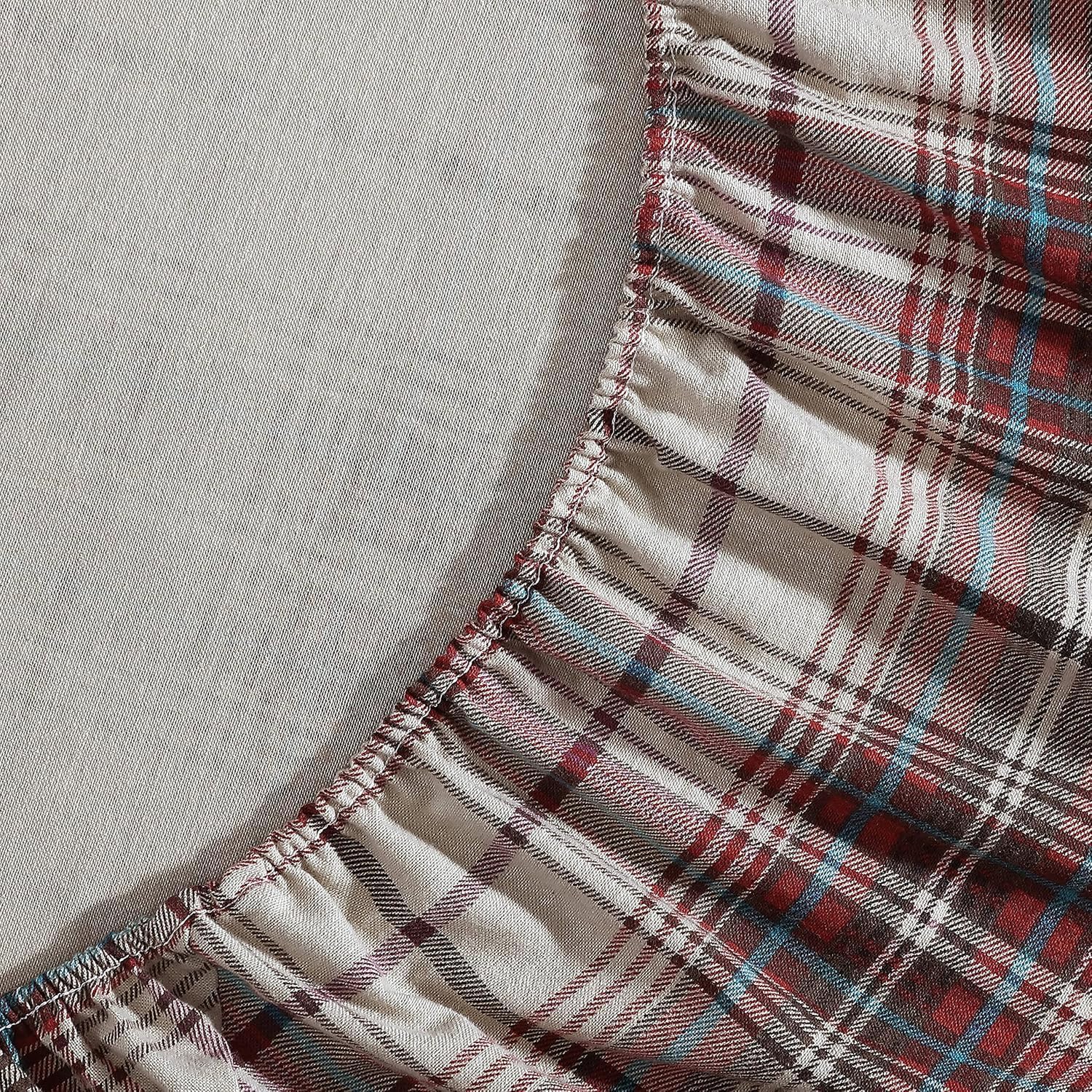 Eddie Bauer size comparison on mattress showing king dimensions and coverage benefit