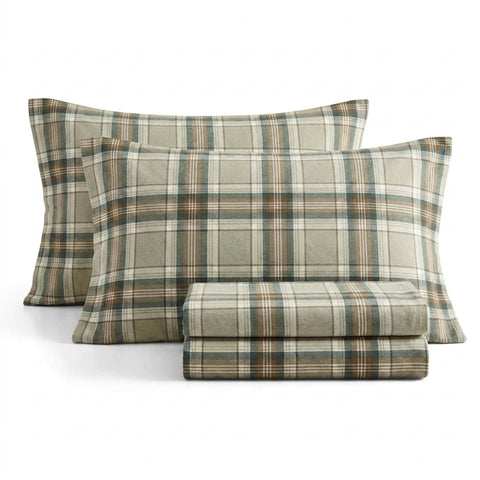Eddie Bauer sheets on mattress showing scale and deep-pocket capacity