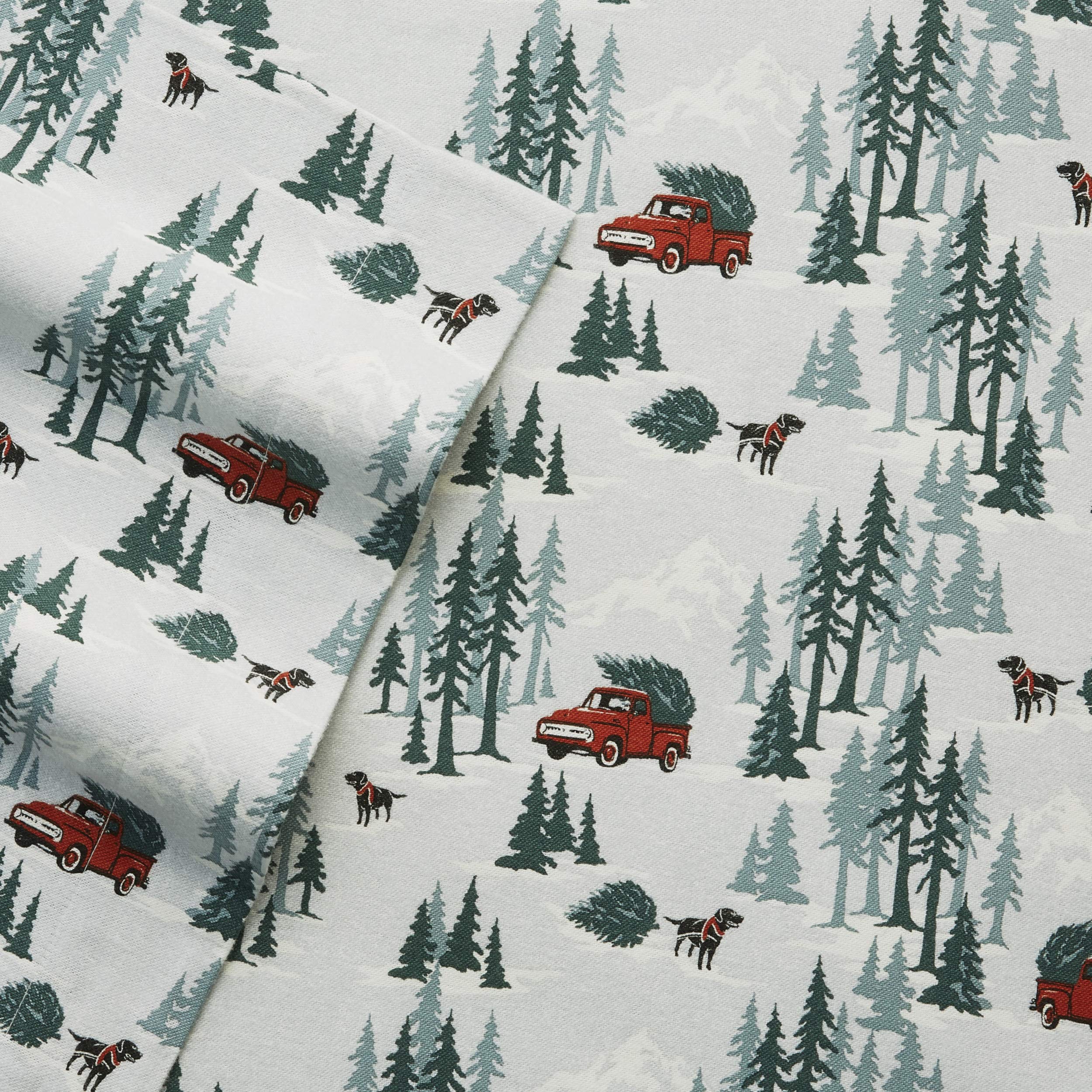 Eddie Bauer two pillowcases stacked illustrating matching set and coordinated look