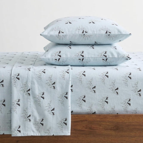Eddie Bauer twin front packaging showing set contents and cozy benefit
