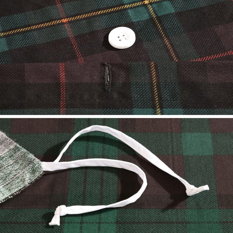 Eddie Bauer duvet laid flat with measurements showing accurate sizing