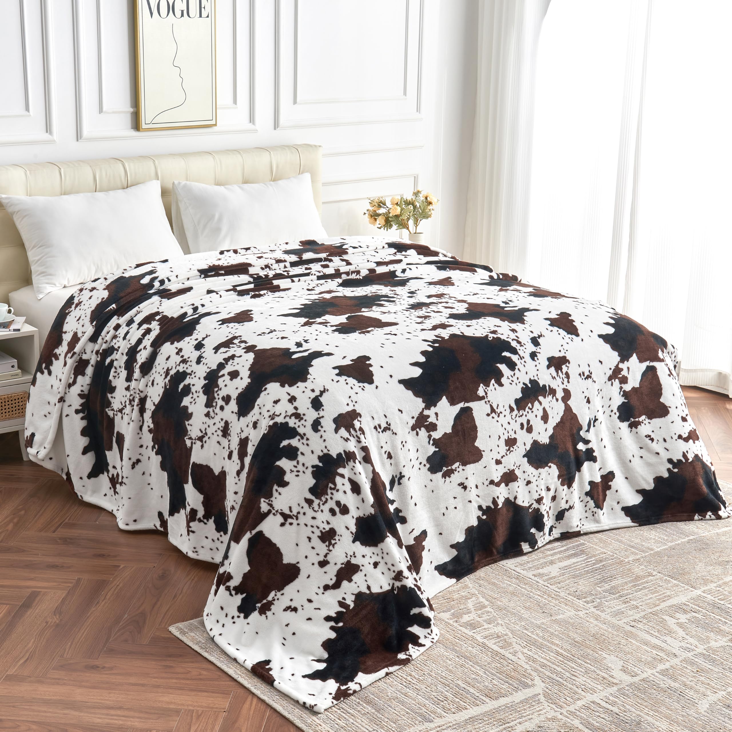 Edenleaf blanket spread on bed showing pattern and room coordination