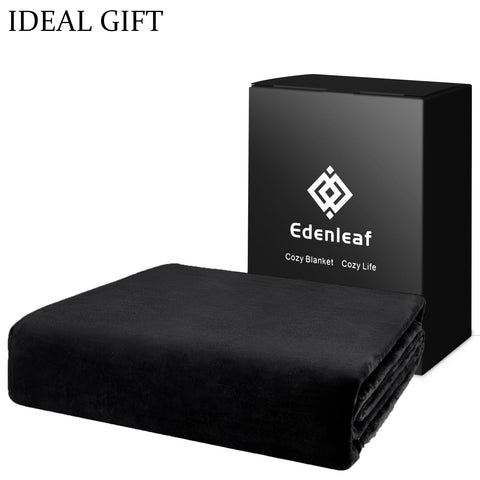 Edenleaf folded blanket packed for travel demonstrating easy portability