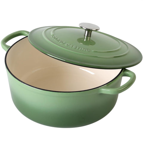 EDGING CASTING pot on induction cooktop showing compatibility and efficient heat transfer