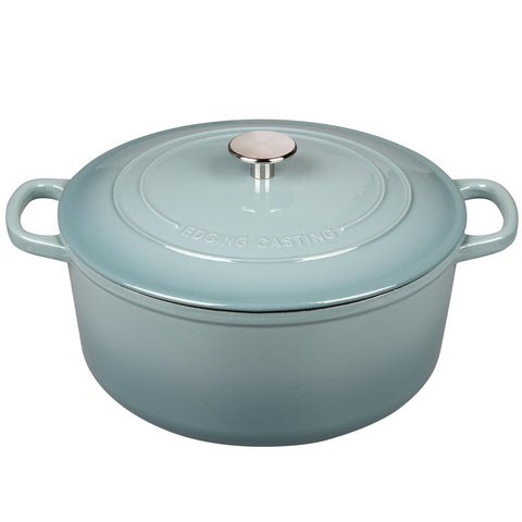 EDGING CASTING front view showing pot and lid, ideal for serving
