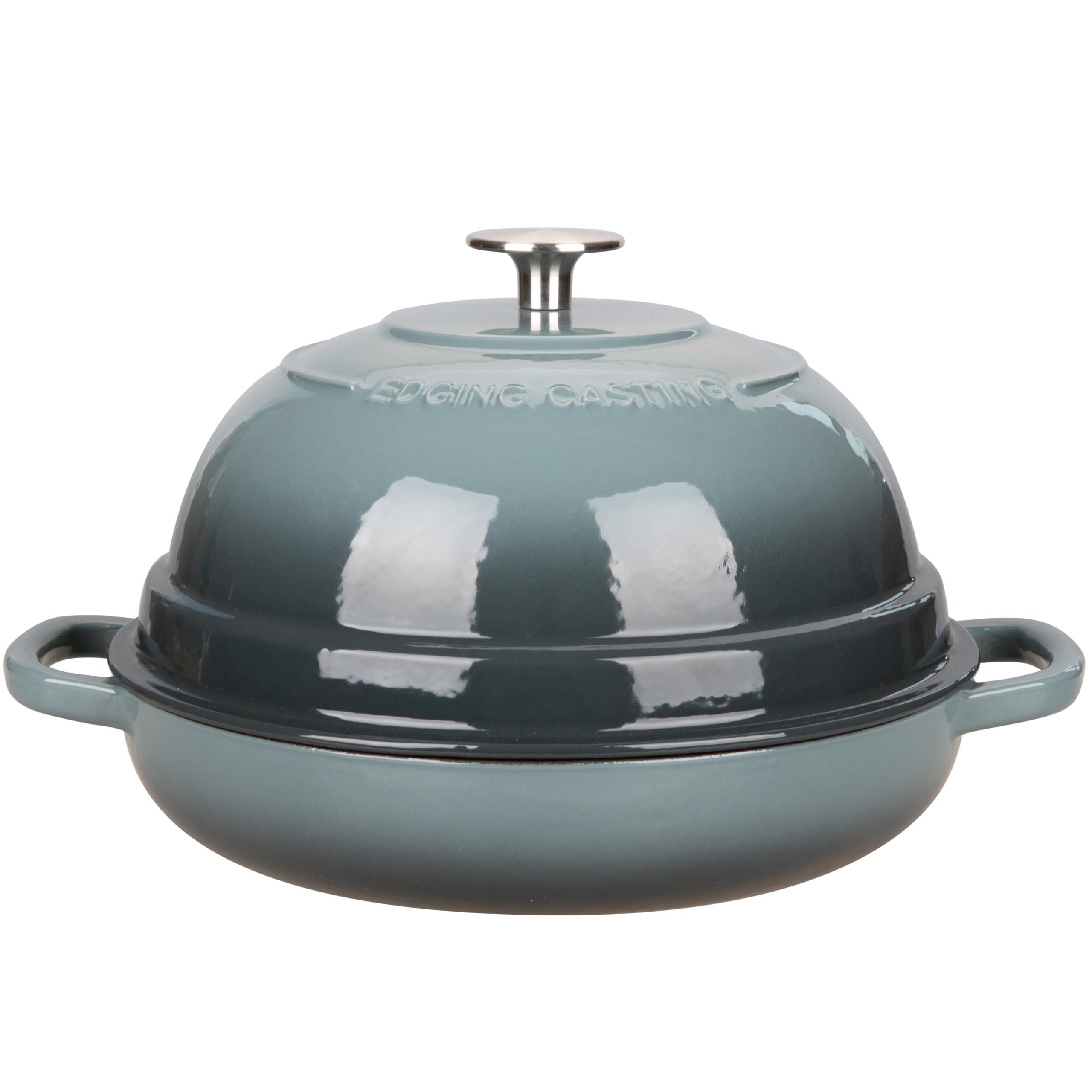 EDGING CASTING front view slateblue showing elegant finish and capacity benefit