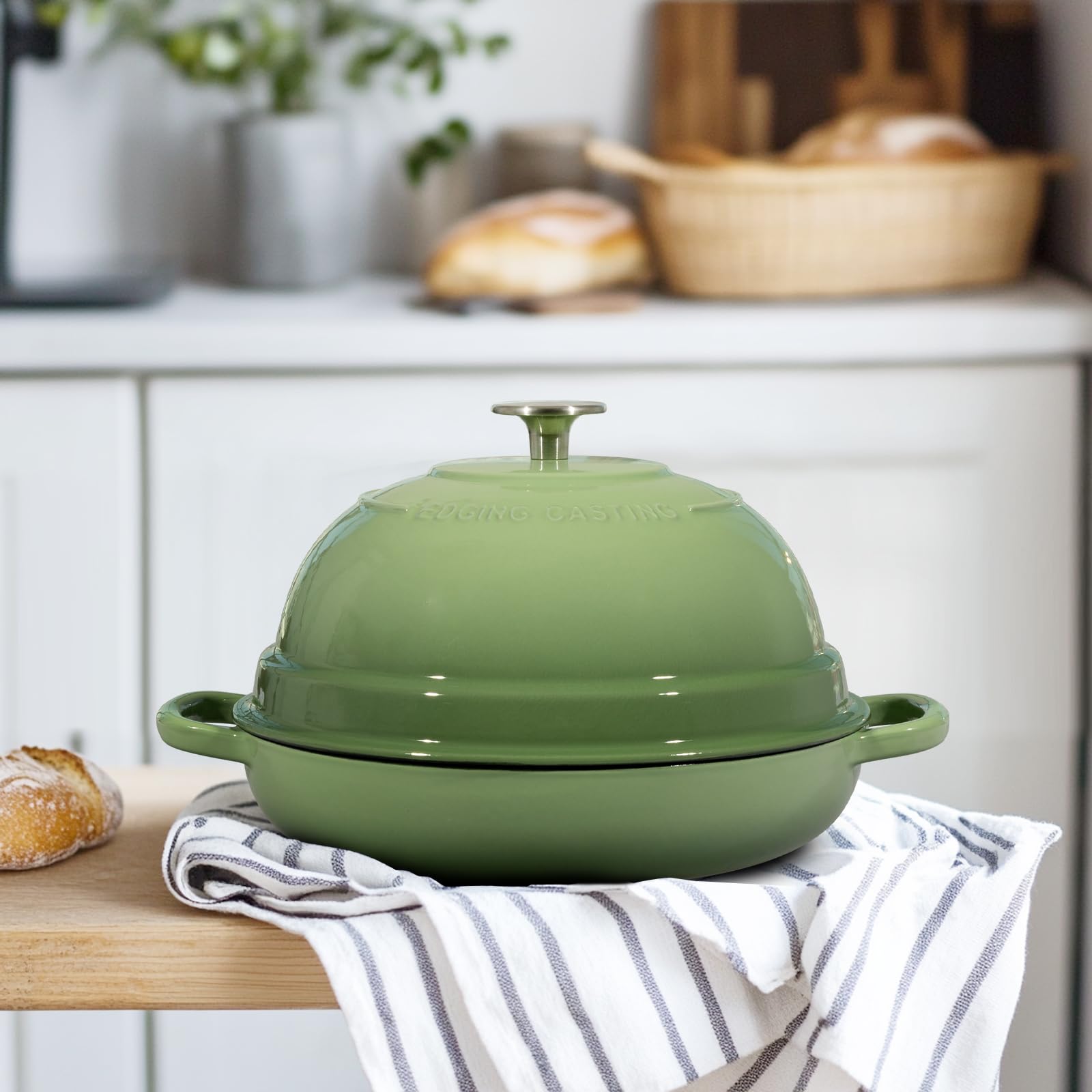 EDGING CASTING in kitchen lifestyle scene showing stylish appearance and functional versatility