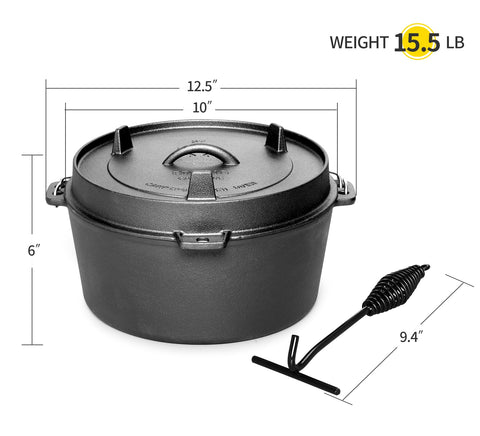 EDGING CASTING pot suspended on tripod over fire, stable campfire cooking benefit