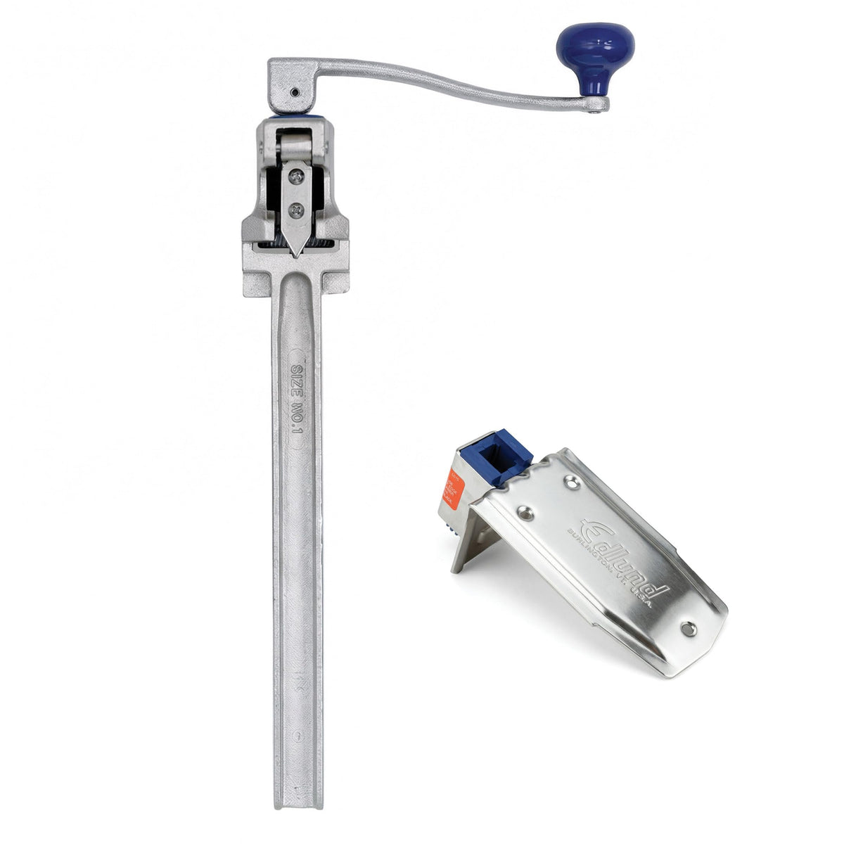 Edlund front view showing durable nickel‑plated body and ready reliability