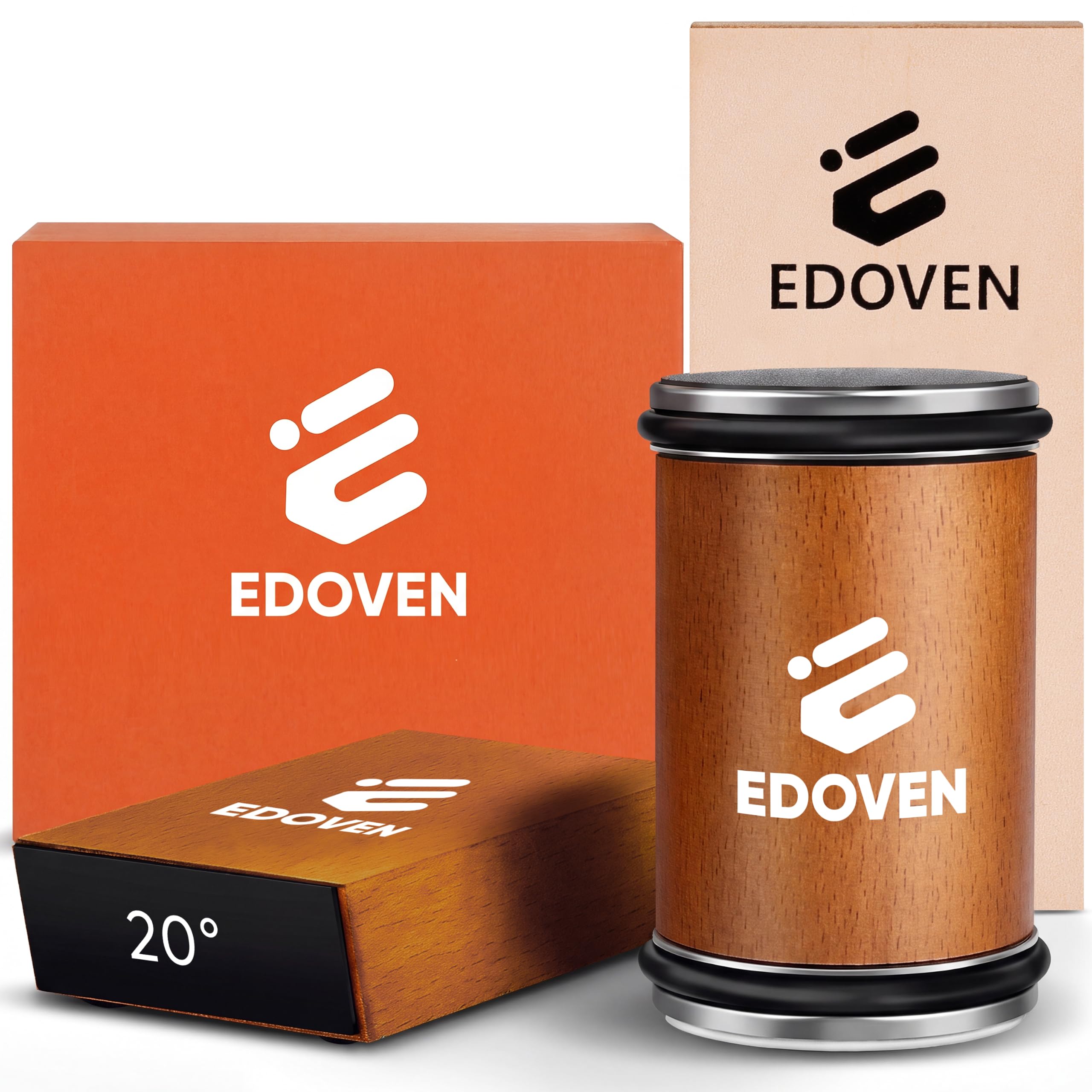 EDOVEN front view product on white showing compact sharpening kit benefit precise maintenance