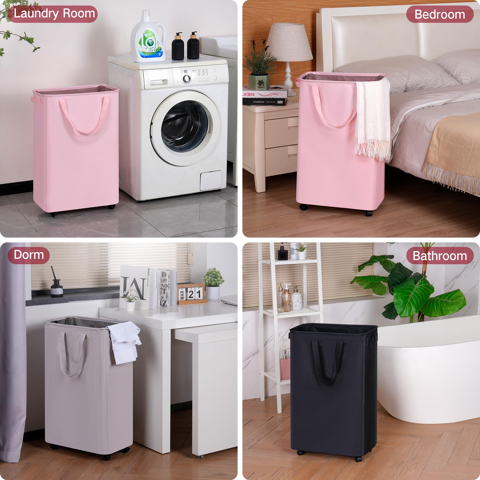 efluky handles and size comparison beside chair showing easy transport and 75L capacity