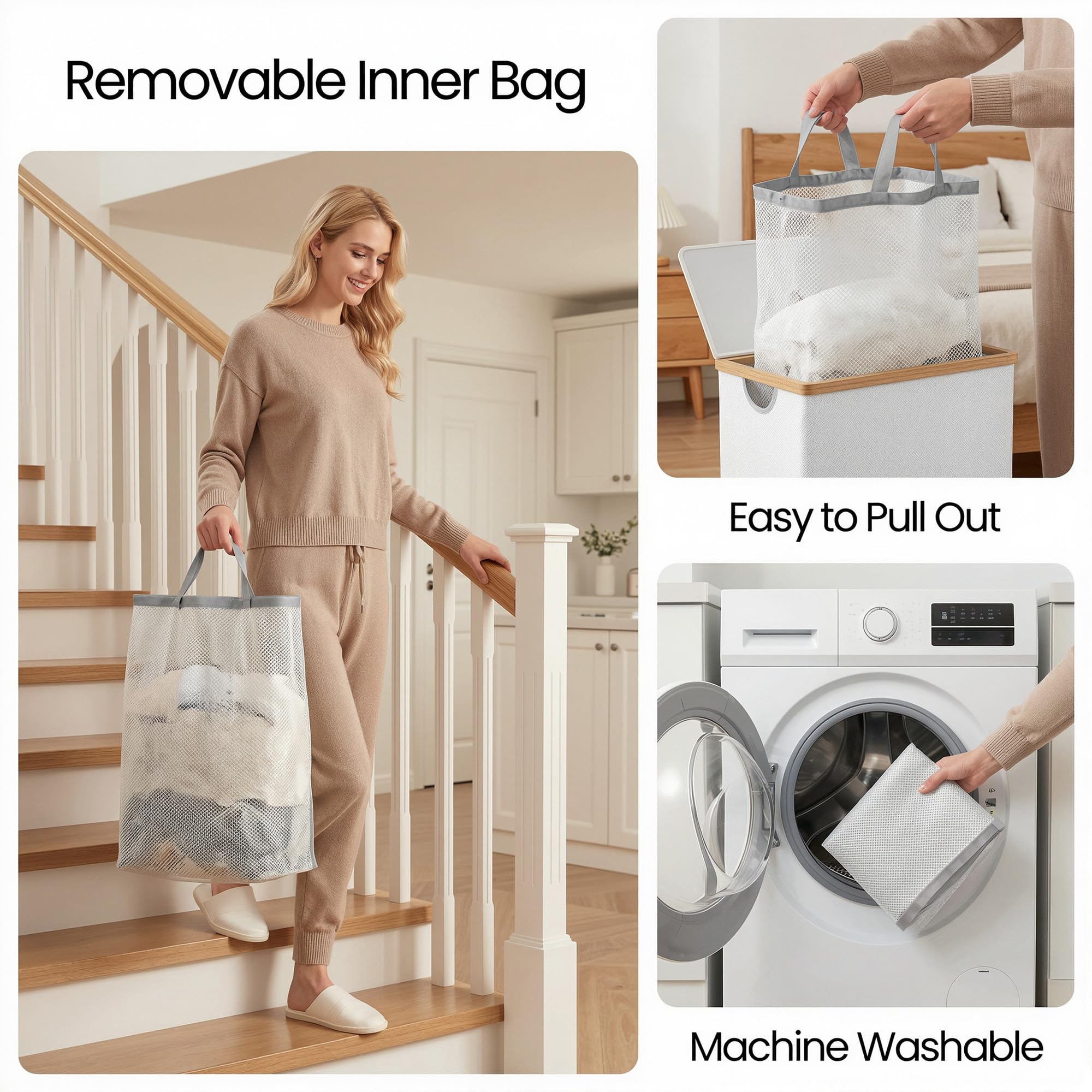 efluky removable inner bag ready for washing simplifying cleanup