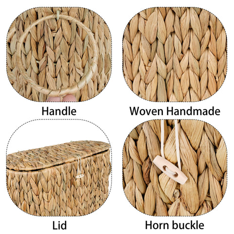 efluky open basket filled with rolls for convenient supply access