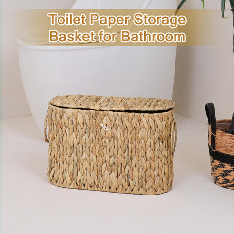 efluky basket next to mega rolls demonstrating capacity and scale
