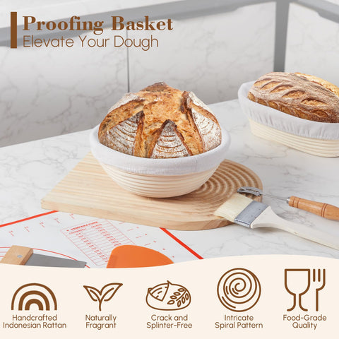 EGHOMZ complete kit laid out on wood table showing all components for ready-to-bake benefit