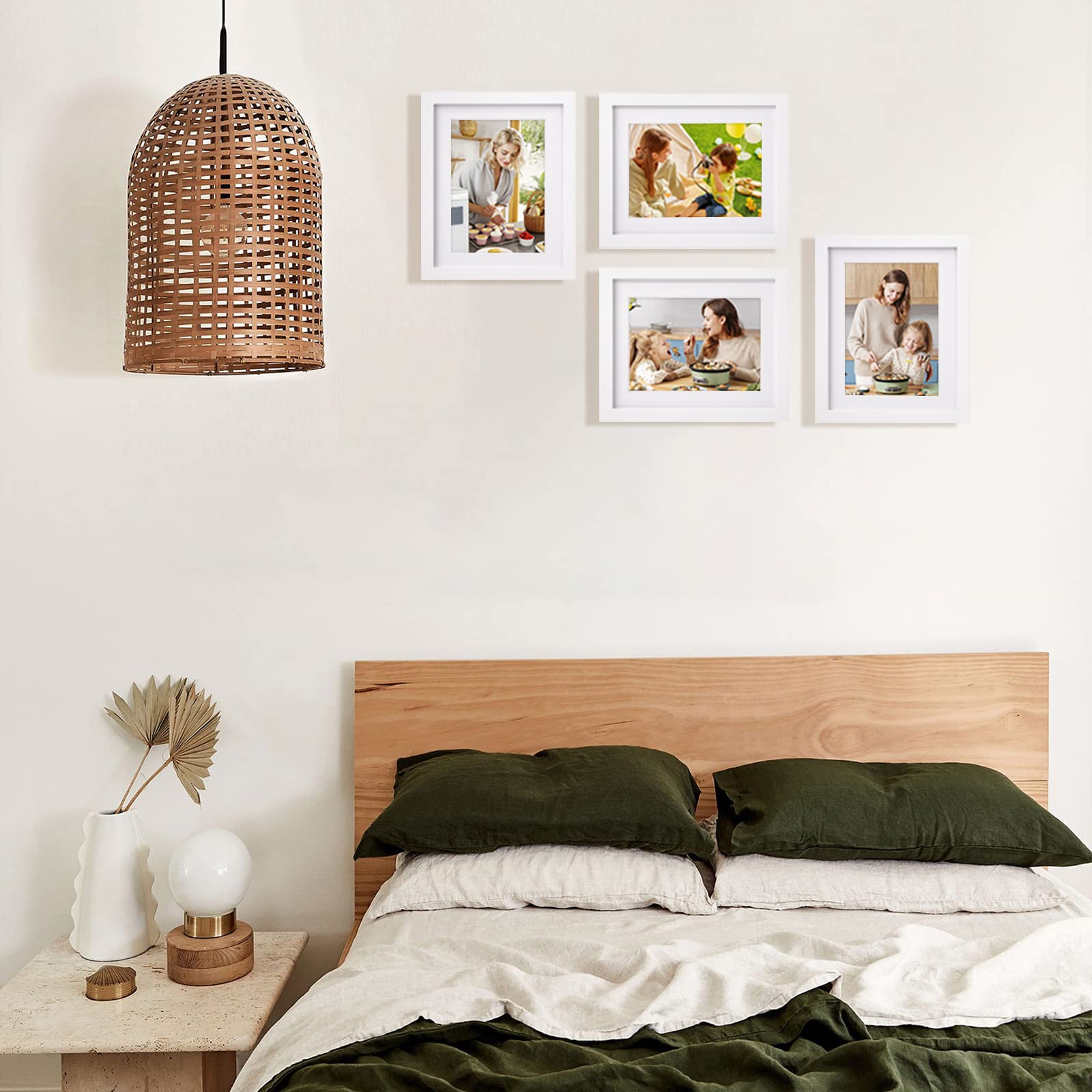Egofine wall gallery arrangement showing cohesive multi-frame styling