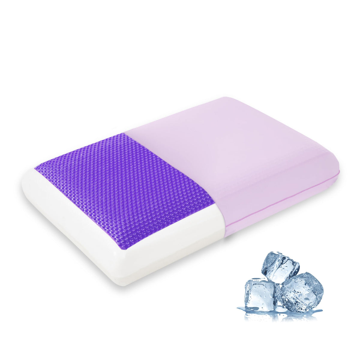 EGOHOME front packaging view showing cooling gel pillow and benefits