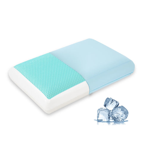 EGOHOME front packaging showing pillow and benefits for cooler sleep