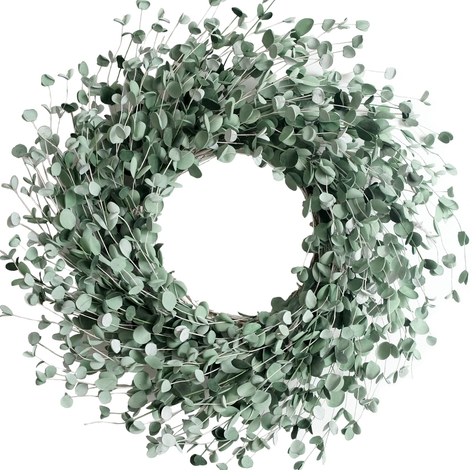 egolot front door wreath shown hung, enhances curb appeal