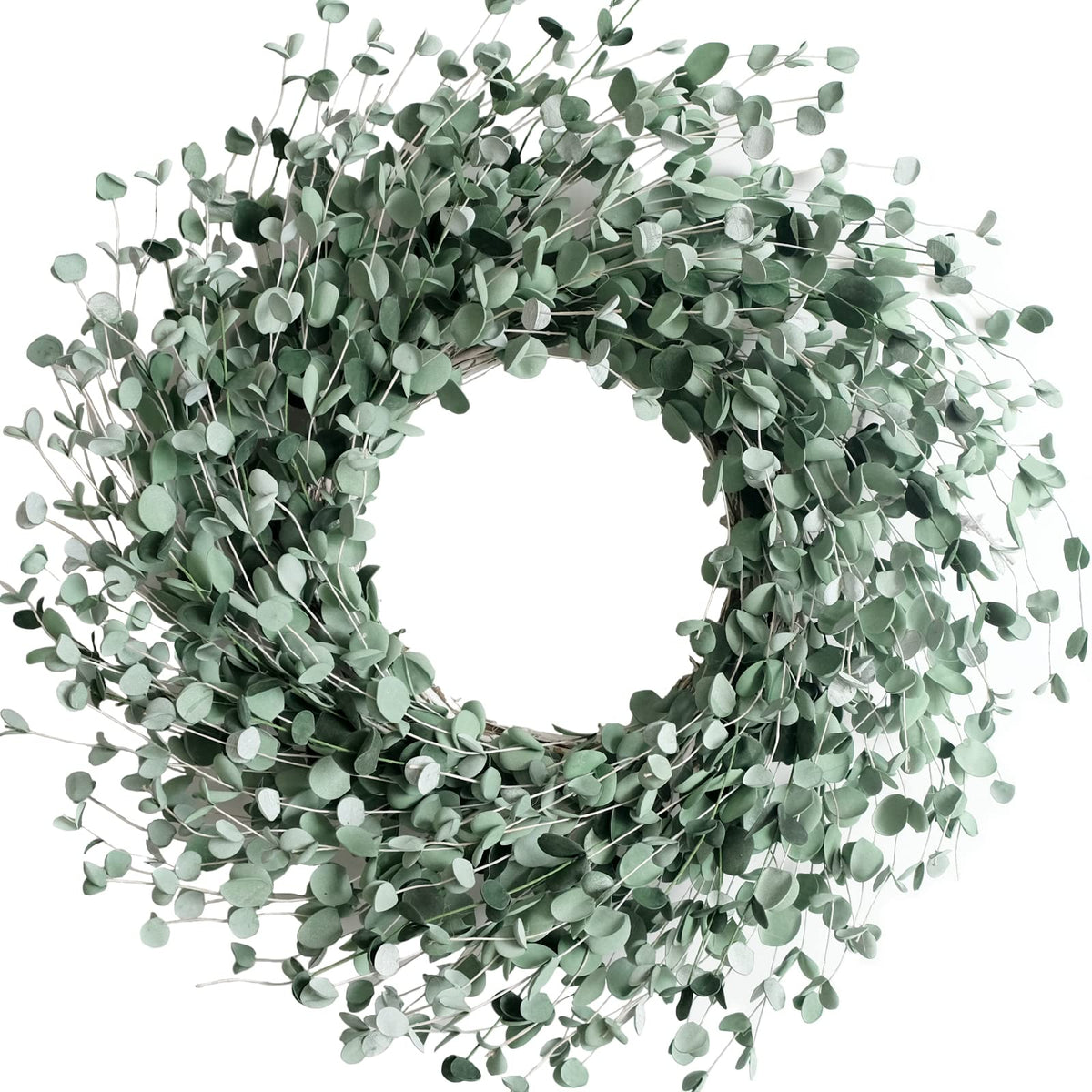egolot front door wreath shown hung, enhances curb appeal