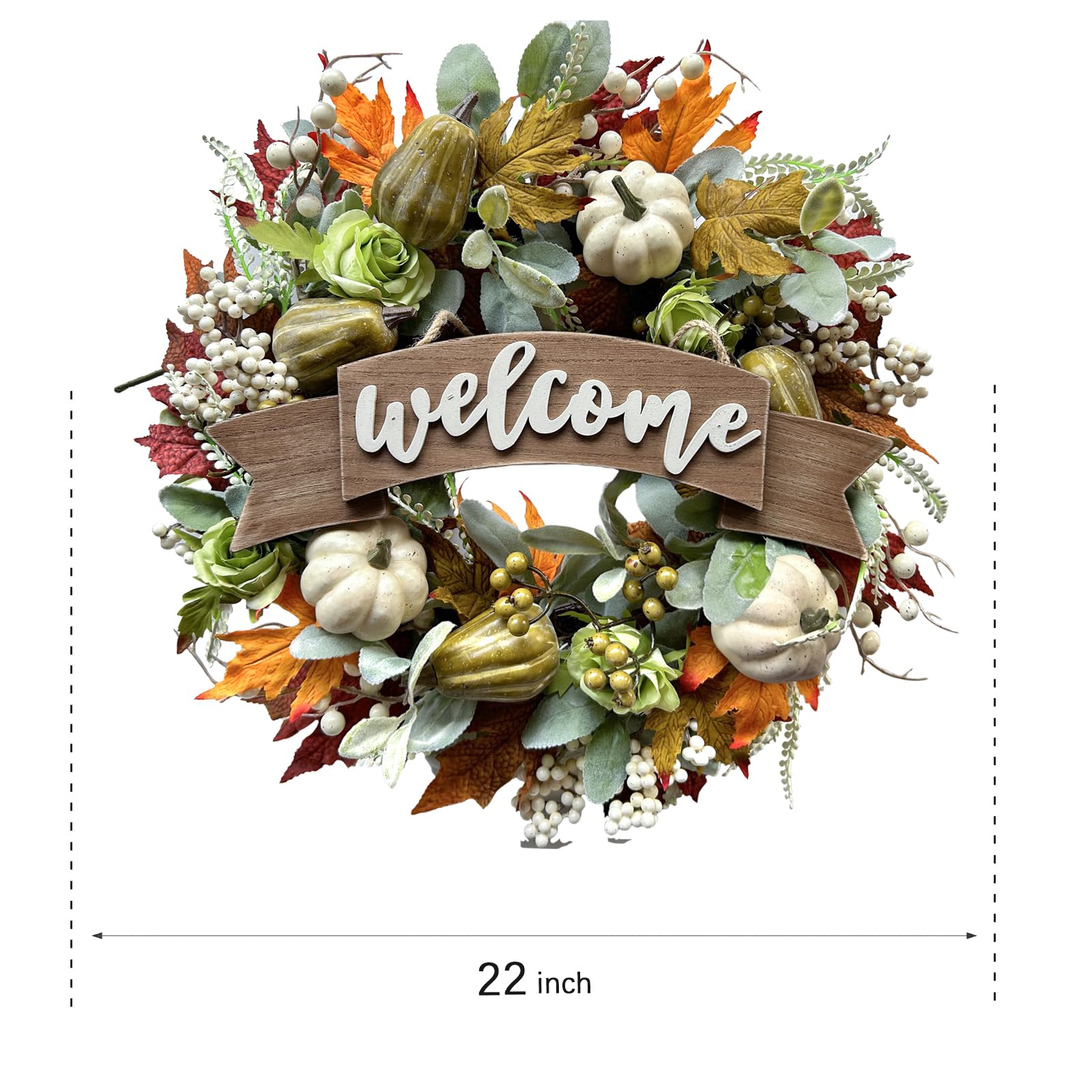 egolot wreath displayed indoors styled with candles for cozy decor