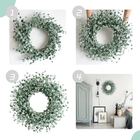 egolot side view showing wreath scale on a standard door