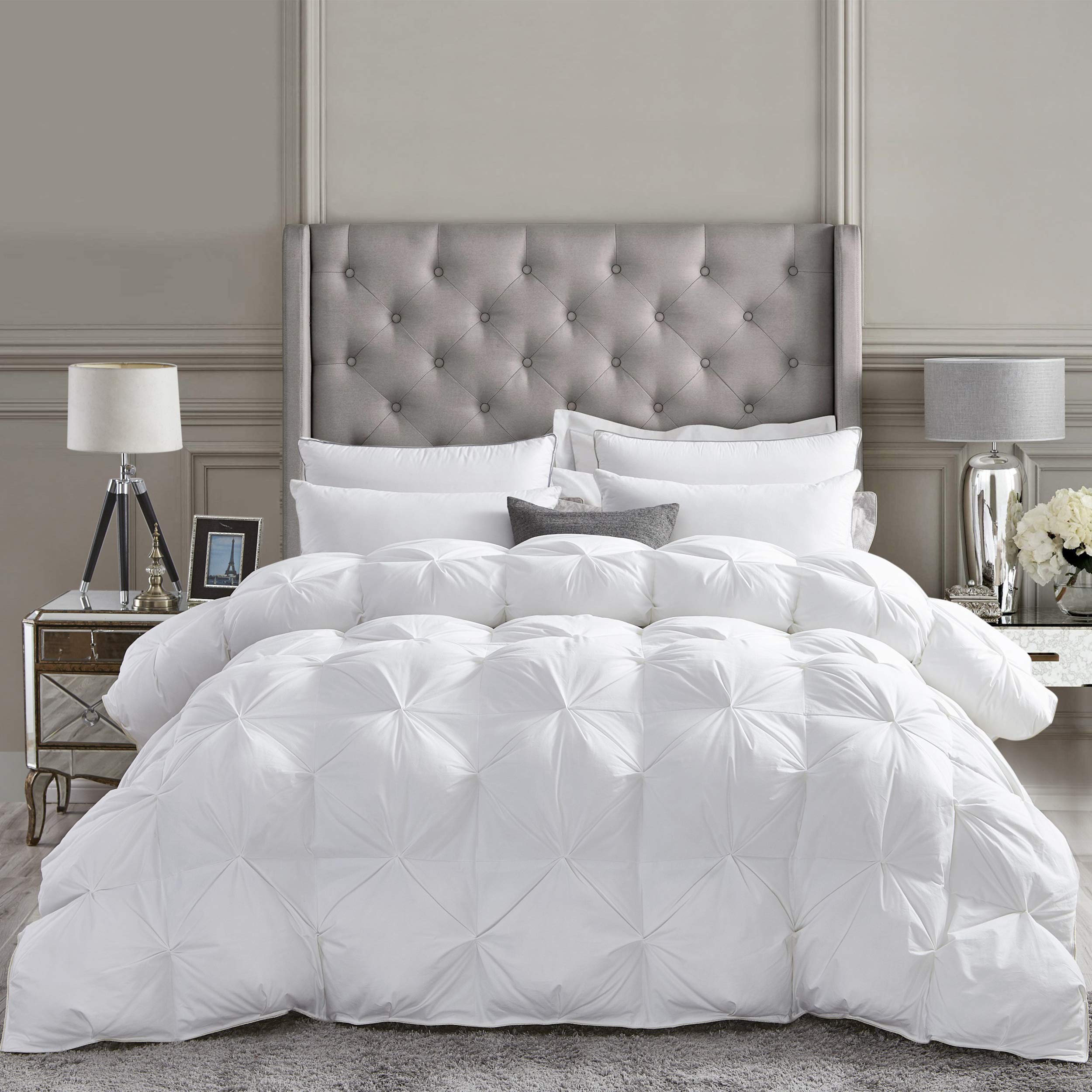 EGYPTIAN BEDDING front packaging showing king comforter and premium presentation