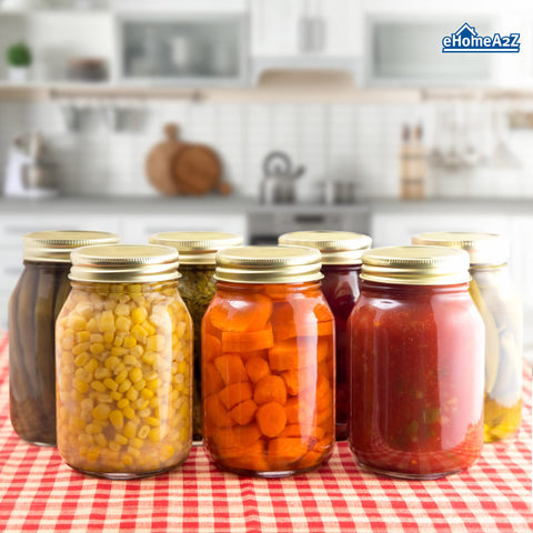 EHOMEA2Z mason jar gift with ribbon showing ideal presentation for homemade gifts