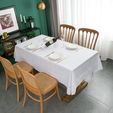 EHouseHome close-up of faux-linen texture conveying durable feel