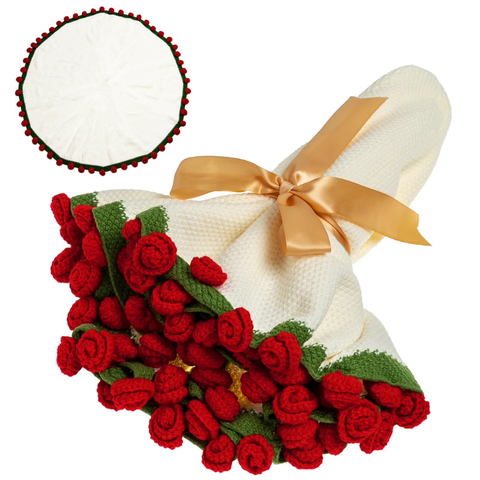 EIGHTOWN front view showing bouquet blanket packaging and gift-ready presentation