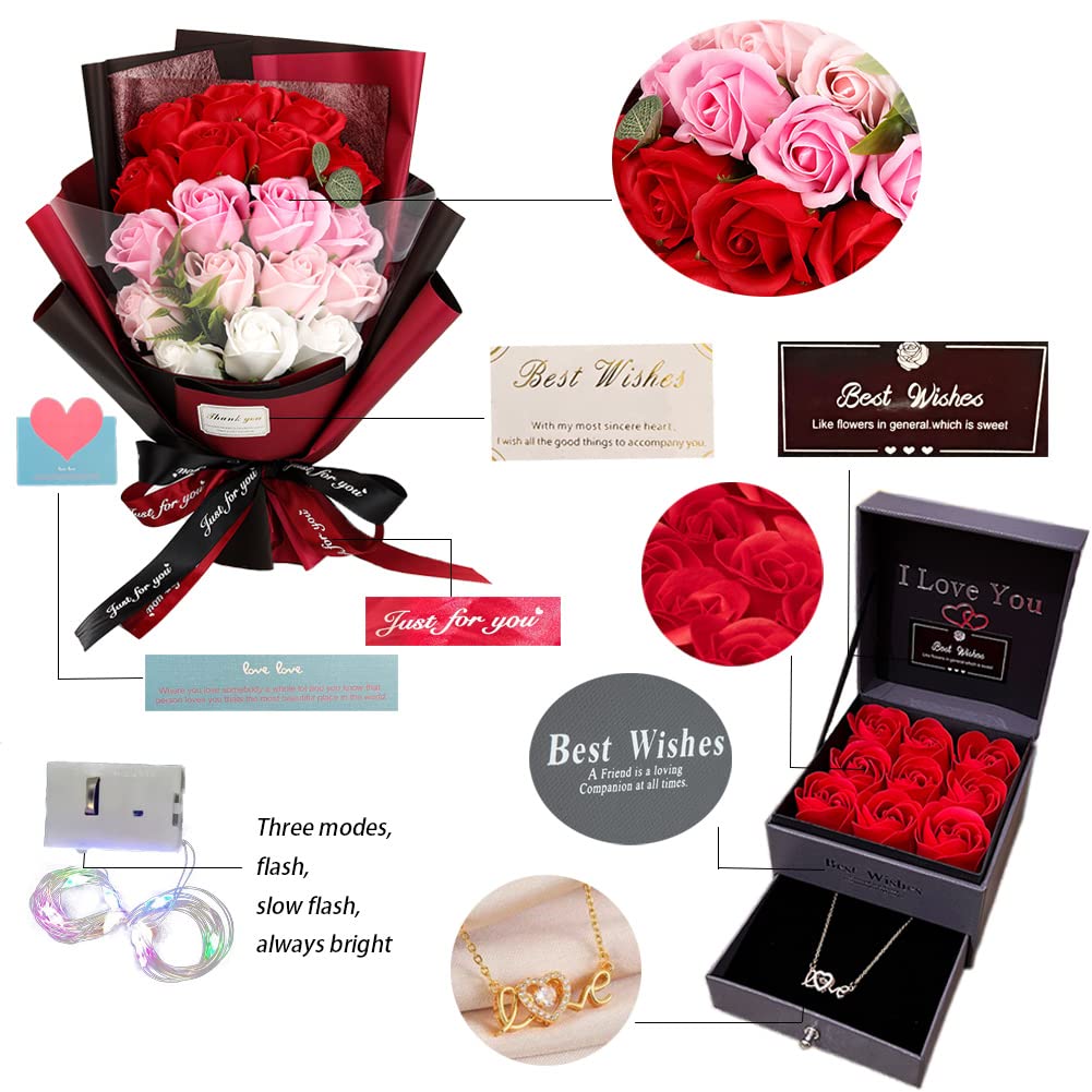 EIGHTOWN LED light illuminating box to emphasize romantic display