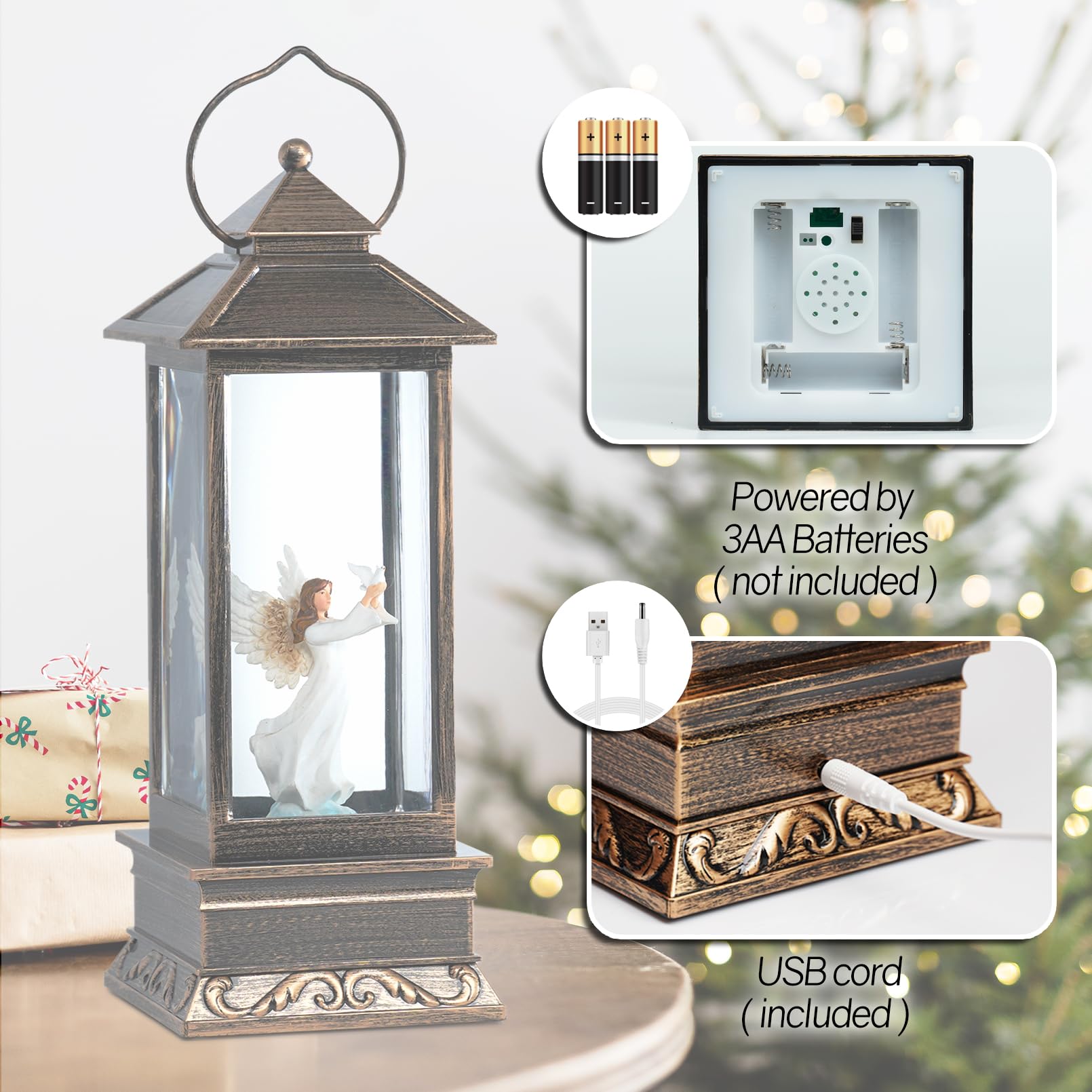 EIGHTOWN scale on mantel showing compact size and display fit