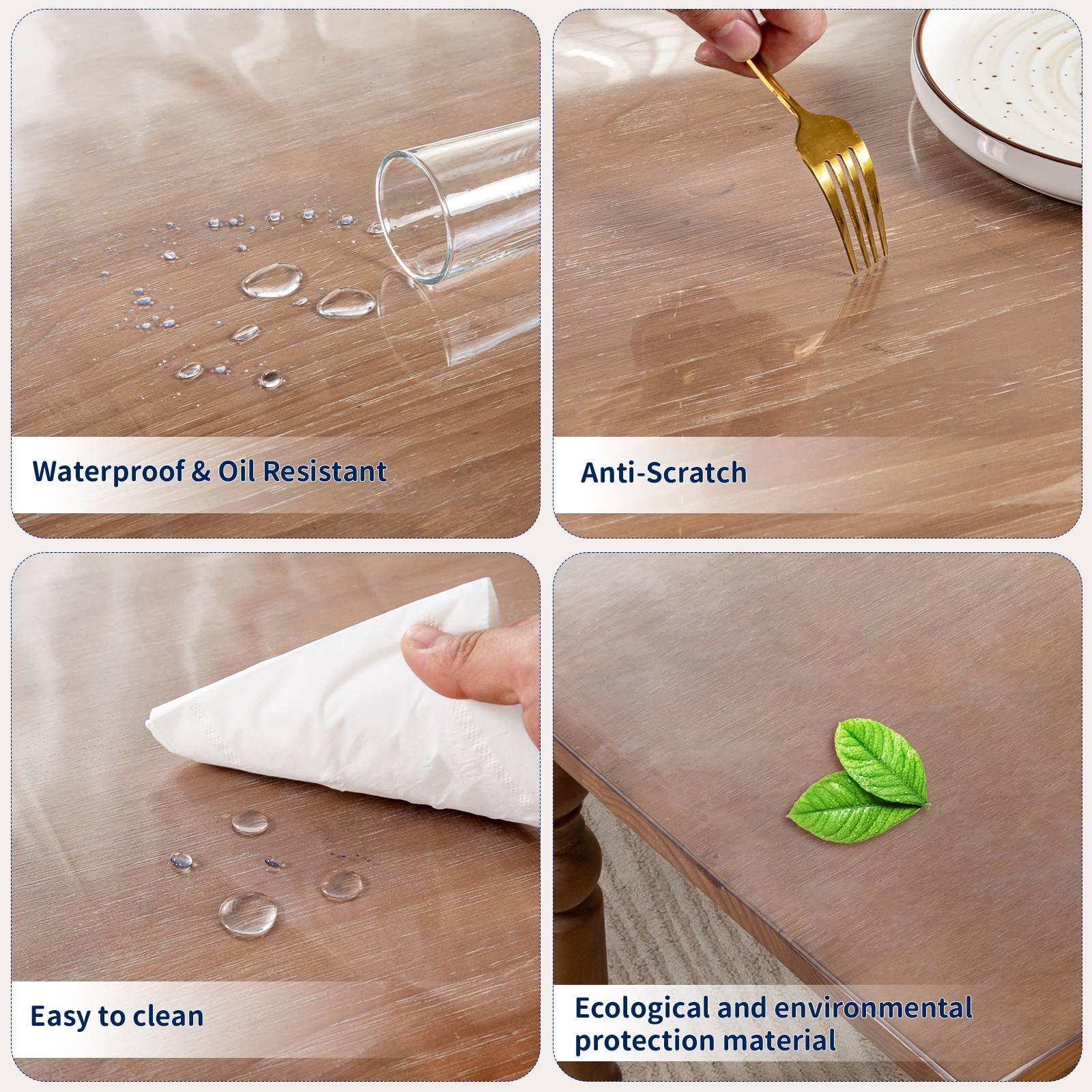 Eisdroma heat-resistance demo with hot dish showing thermal protection up to 176°F