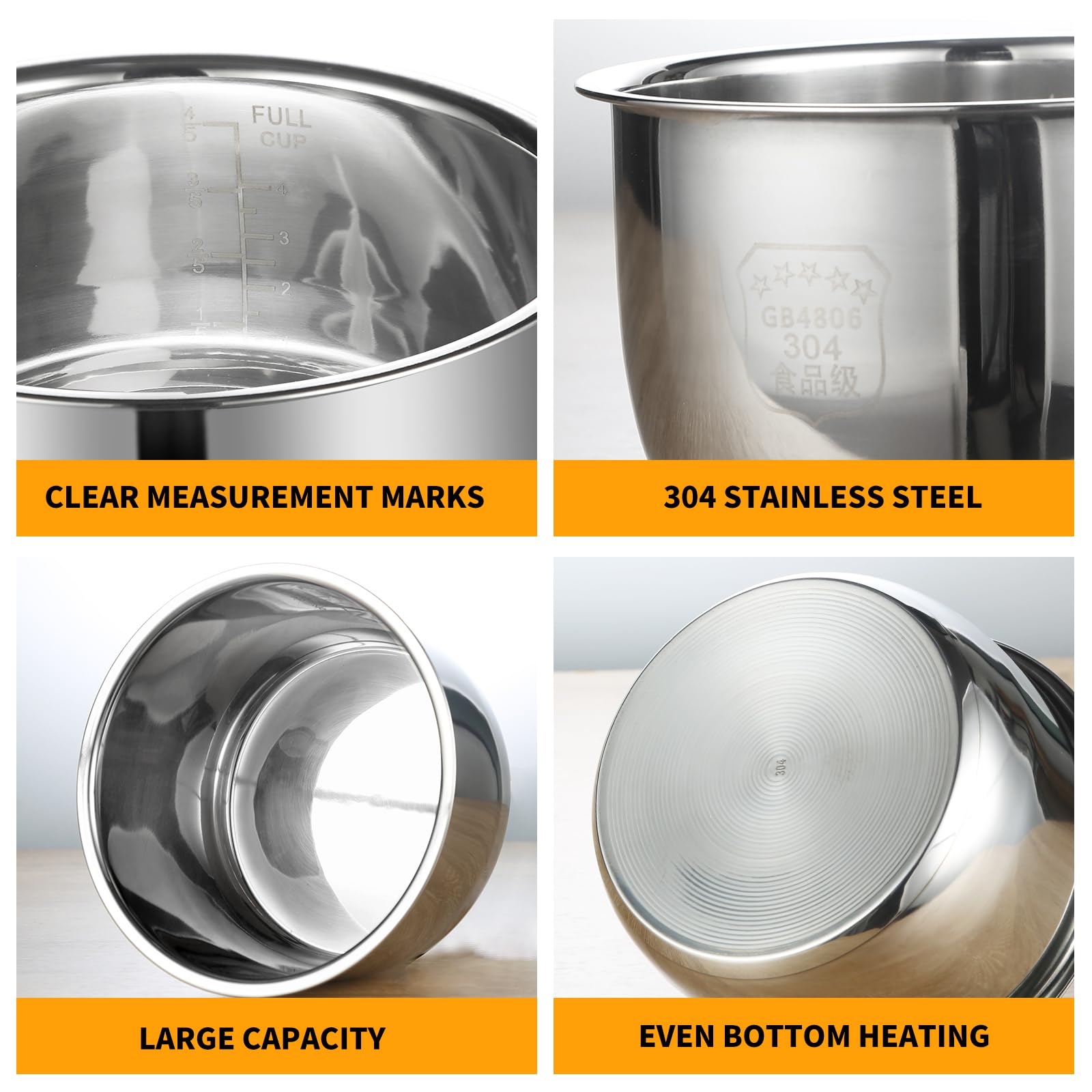Eiszhjk inner pot seated in Tiger JBV-A10U demonstrating precise fit and stable cooking