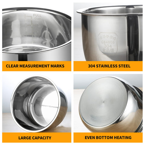 Eiszhjk inner pot seated in Tiger JBV-A10U demonstrating precise fit and stable cooking