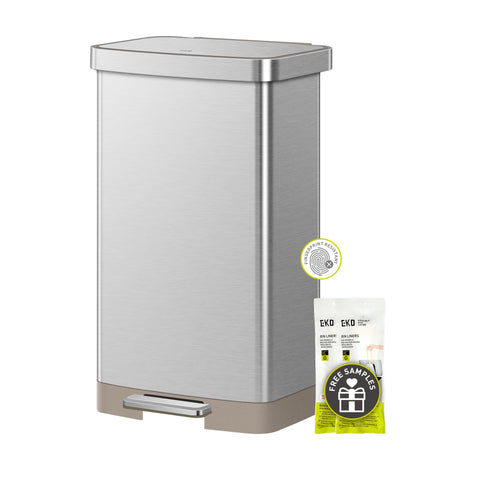 EKO Hudson front view matte stainless shows sleek, durable look and easy cleaning