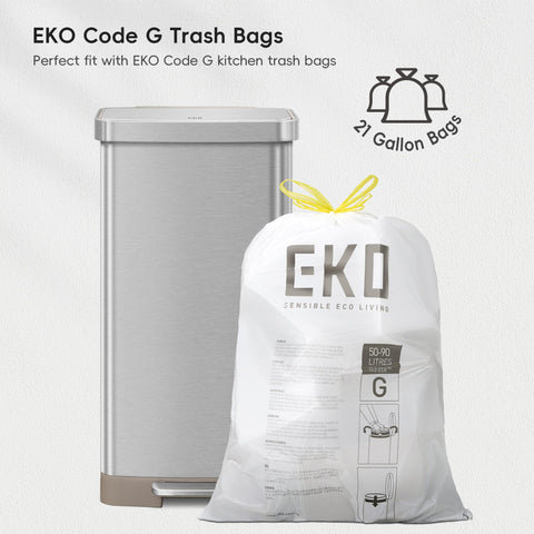 EKO Hudson interior showing empty capacity ready for a 20‑gallon liner for fewer changes