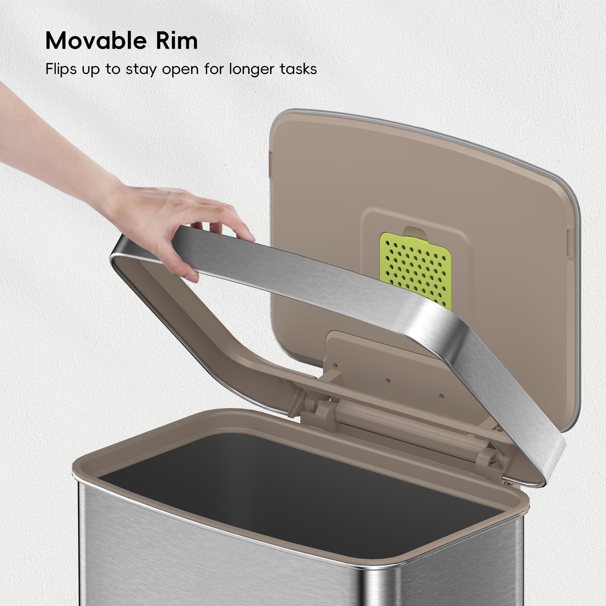 EKO Hudson placed in a modern kitchen corner showing tidy integration and convenience