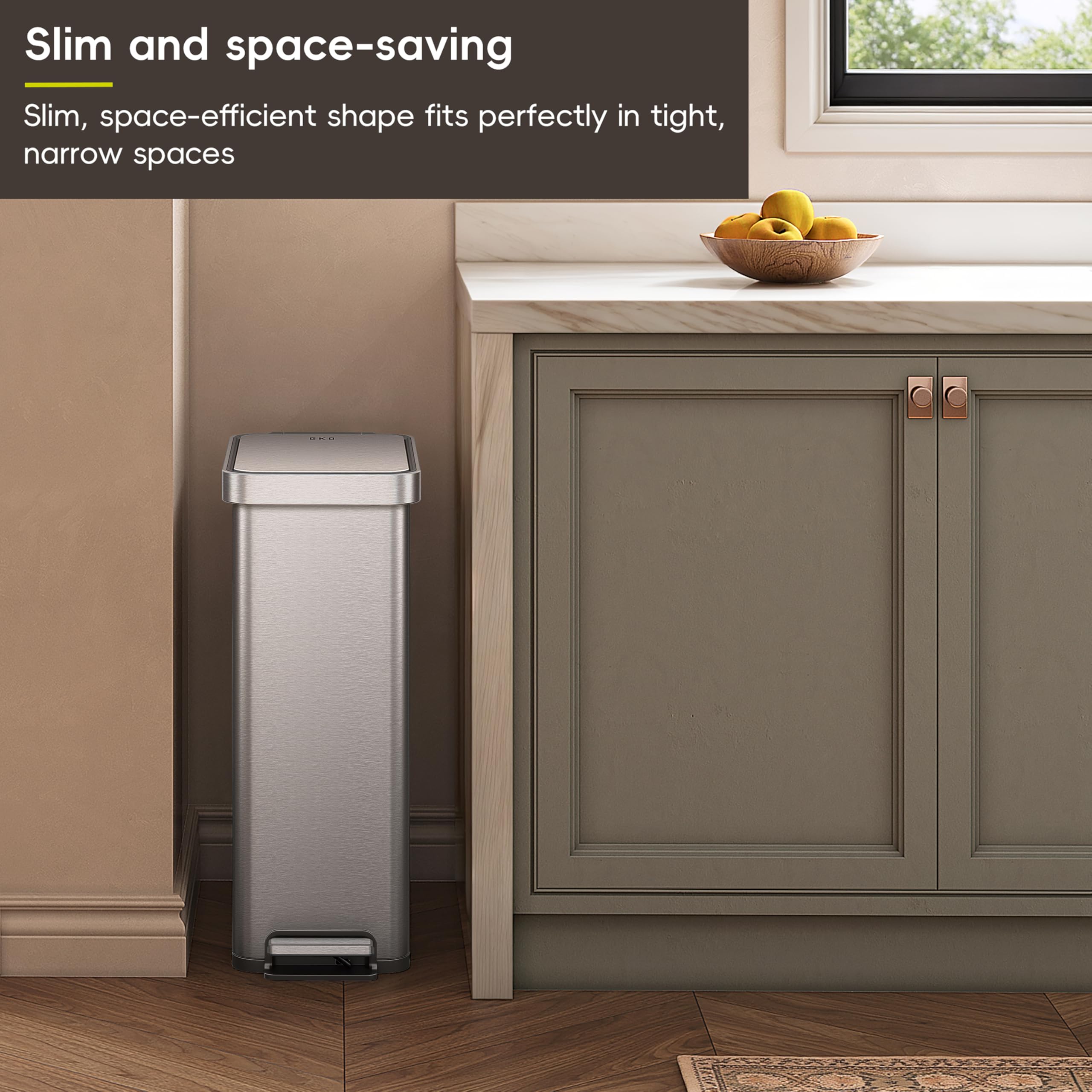 EKO Hudson Slim in a modern kitchen showing tidy integration and style