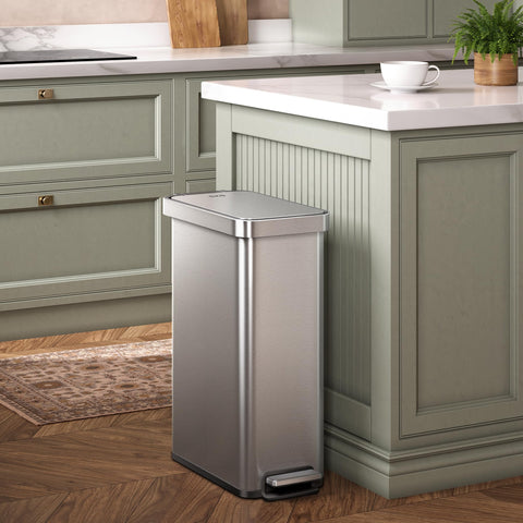 EKO Hudson Slim next to cabinet showing space-saving scale and fit
